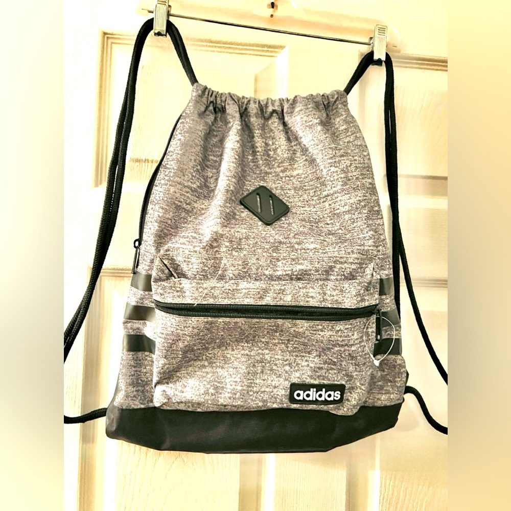 Adidas Sack Backpack Drawstring Athletic Sports B… - image 1